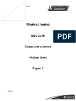 Computer Science Paper 1 HL Markscheme