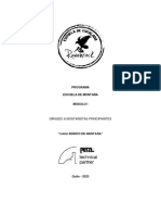 MONTAÑA Modulo 1 - Programa 2023