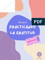 Practicando La Gratitud-My Healthy Mind