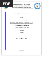 Bitacora de Articulo de Prensa 21-22