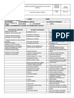 Formato Analisis de Trabajo Seguro Ats Cya