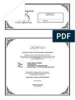 FORMAT UNdangan Syukuran Selamatan 1