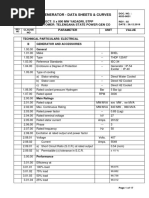 800MW Genrator Data Sheet