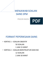 Ceramah Bengkel Teknik Menjawab Sains SPM