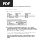 Identification of Different Household Poison