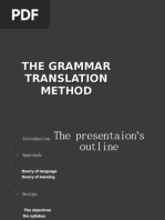 The Grammar Translation Method