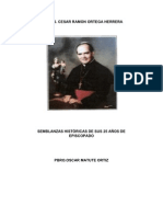 Semblanza Historica de Mons Cesar Ramon Ortega Herrera en Sus 25 Años de Episcopado