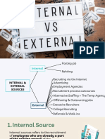 Internal and External Sources