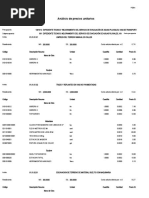 Análisis de Precios Unitarios: Página