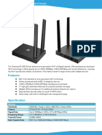 N4 - AC1200 Wireless Dual Band Router - Datasheet