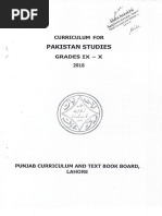 Pakistan Studies IX-X