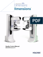 Selenia Dimensions-3Dimensions v1.8 or Greater Quality Control Manual (MAN-03706) English Rev - 011 11-2021