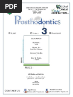 Prosthodontics SHEET - 2014