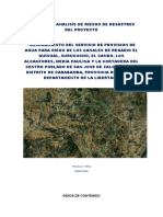 Informe de Analisis de Riesgo de Desastres Del Proyecto Bajo