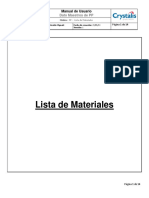 Manual Sap PP Lista de Materiales