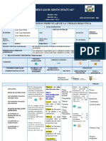 Plan de Unidad de Ciencias Naturales de Quinto A B C Segundo Parcial