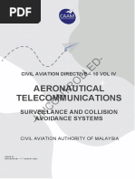 Cad 10 Vol IV Aeronautical Telecommunication Surveillance and Collision Avoidance Systems 1