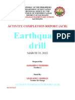 Acr-Earthquake Drill