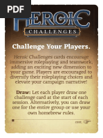 Heroic Challenges - Core Set Challenges