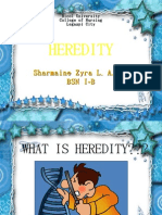 Heredity: - Sharmaine Zyra L AJERO - Bsnib