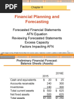 Chapter 5-Financial Planning and Forecasting