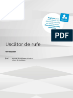 Manual Uscator de Rufe Bosch 8KG