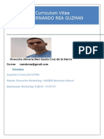 Curriculum Vitae Luis Fernando Rea