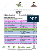 Programacion Babyfutbol 2023