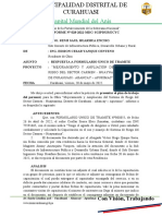 INFORME #028 - Respuesta A FORMULARIO UNICO DE TRAMITE