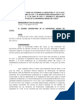 R - CU-418-2022-UAC - Reglamento Marco para Optar El Grado Académico de Bachiller y El Título Profesional