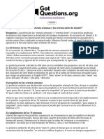 ¿Cuáles Son Las Setenta Semanas y Los Setenta Sietes de Daniel - para Imprimir