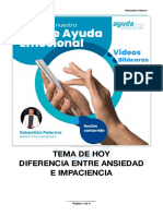 Diferencia Entre Ansiedad e Impaciencia - Red de Ayuda Emocional