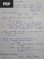 CH 5 Flow of Control Class 11