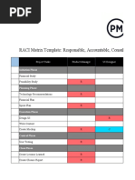 RACI Matrix Template PLND