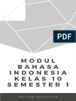 Modul Bahasa Indonesia Kelas 10 Semester 1