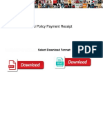 Sbi Policy Payment Receipt