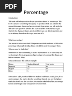 Percentage For Competitive Exams