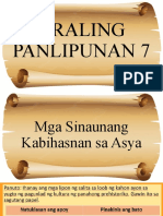 Araling Panlipunan 7