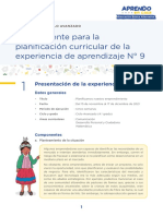 Exp9-Planificamos-Eba 4-Avanzado-Planificamos Emprendimiento