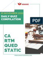 01 November 2022 Daily Quiz Compilation