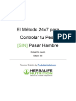 El Método 24x7 para Controlar Tu Peso SIN Pasar Hambre 3.0