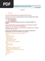 Correction TD 5 - PL-SQL