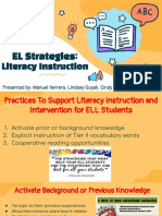 Ell Literacy Instruction