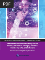 The Decline in Access To Correspondent Banking Services in Emerging Markets: Trends, Impacts, and Solutions