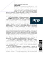 Sentencia Pena en Concreto Media Prescripción Robo Con Intimidación