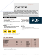 Shell Advance 4T AX7 10W-40: Performance, Features & Benefits Specifications, Approvals & Recommendations