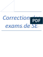 Correction Exam SE