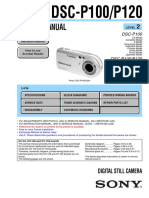 Service Manual: DSC-P100/P120