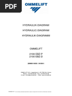 Hydraulik-Diagram - Hydraulic-Diagram - Hydraulik-Diagramm Ommelift 2100 Ebz-P 2100 Ebz-D