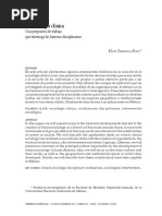 La Sociología Clínica Una Propuesta de Trabajo Que Interroga Las Barreras Disciplinarias